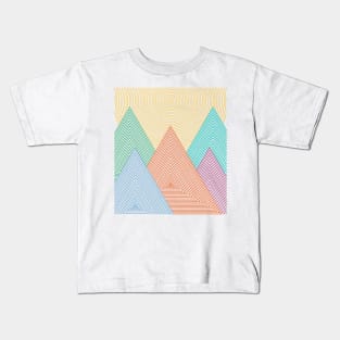 Geometry Mountain Kids T-Shirt